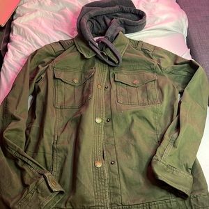 Hollister California Hooded Boyfriend Jacket